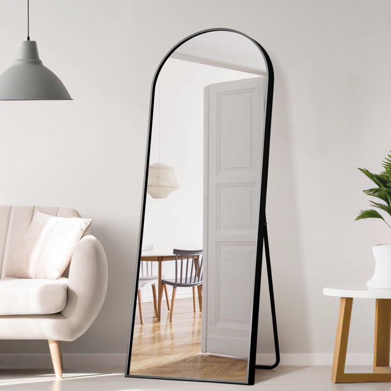 Miroir pleine grandeur Elden, Noir, 65 po x 22 po