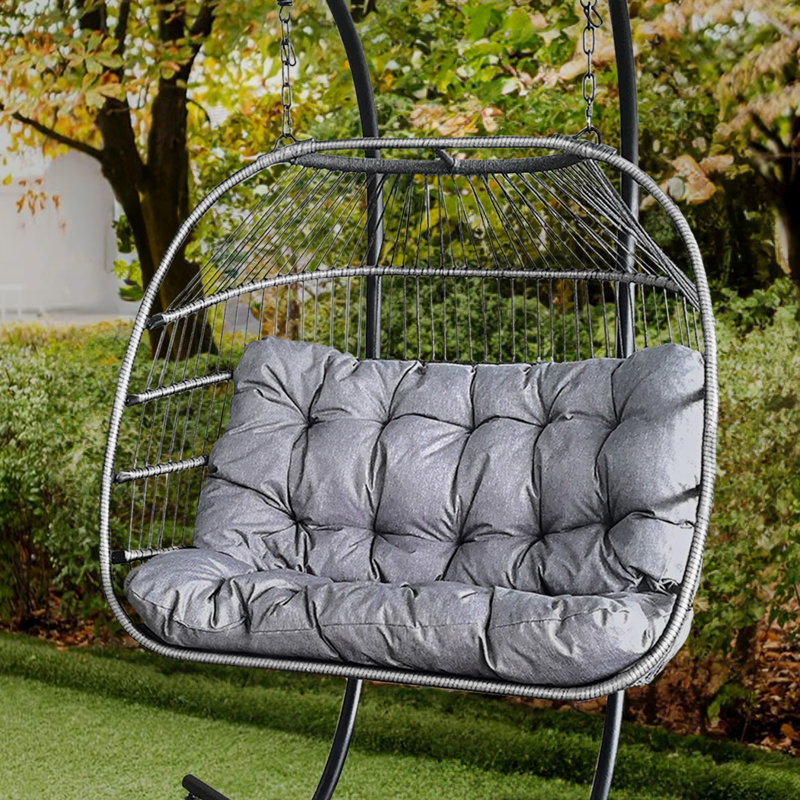 Bradham 180 Person Porch Swing, Grey