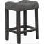 Ensemble de 2 tabourets de comptoir à hauteur de comptoir, tabouret de style transitionnel avec repose-pieds capitonné, tabouret de bar-1050164440-1050164439