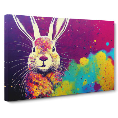 Hare Splash Vol.7 Abstract - Wrapped Canvas