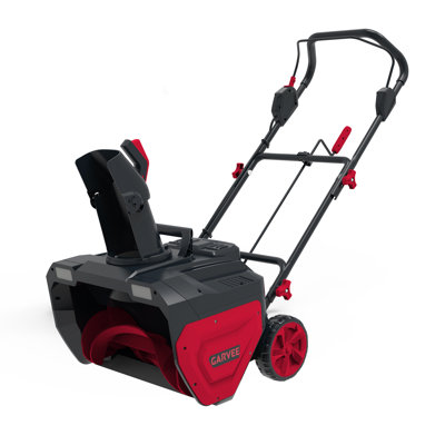 GarveeHome 21-Inch 40V Cordless Battery-Powered Snow Blower, Lightweight Single-Stage Electric Snow Thrower with Directional Chute for Driveway, Sidewalk, and Patio Snow Clearing