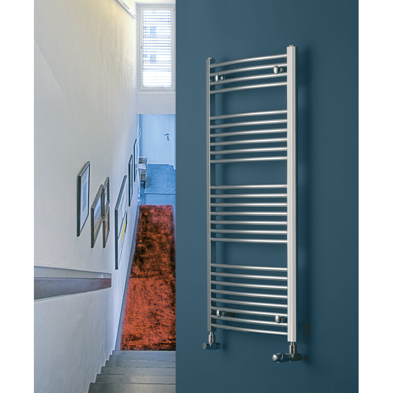 Angelo Straight Towel Rail Heated Towel Rails, 126.4cm H x 60cm W x 11.1cm D