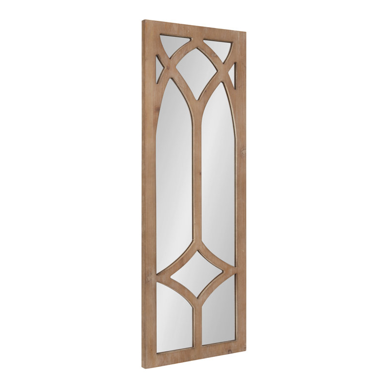 Pierette Framed Wall Mirror 16x42 Natural