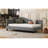 L-Shaped Linen Daybed, With Solid Wood Legs-1997966943-1997966936