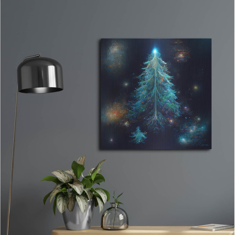 Arbre de Noël 3 par Tanya Mavric, H 24 po x l 24 po