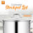 NutriChef Stainless Steel (18/10) Lid