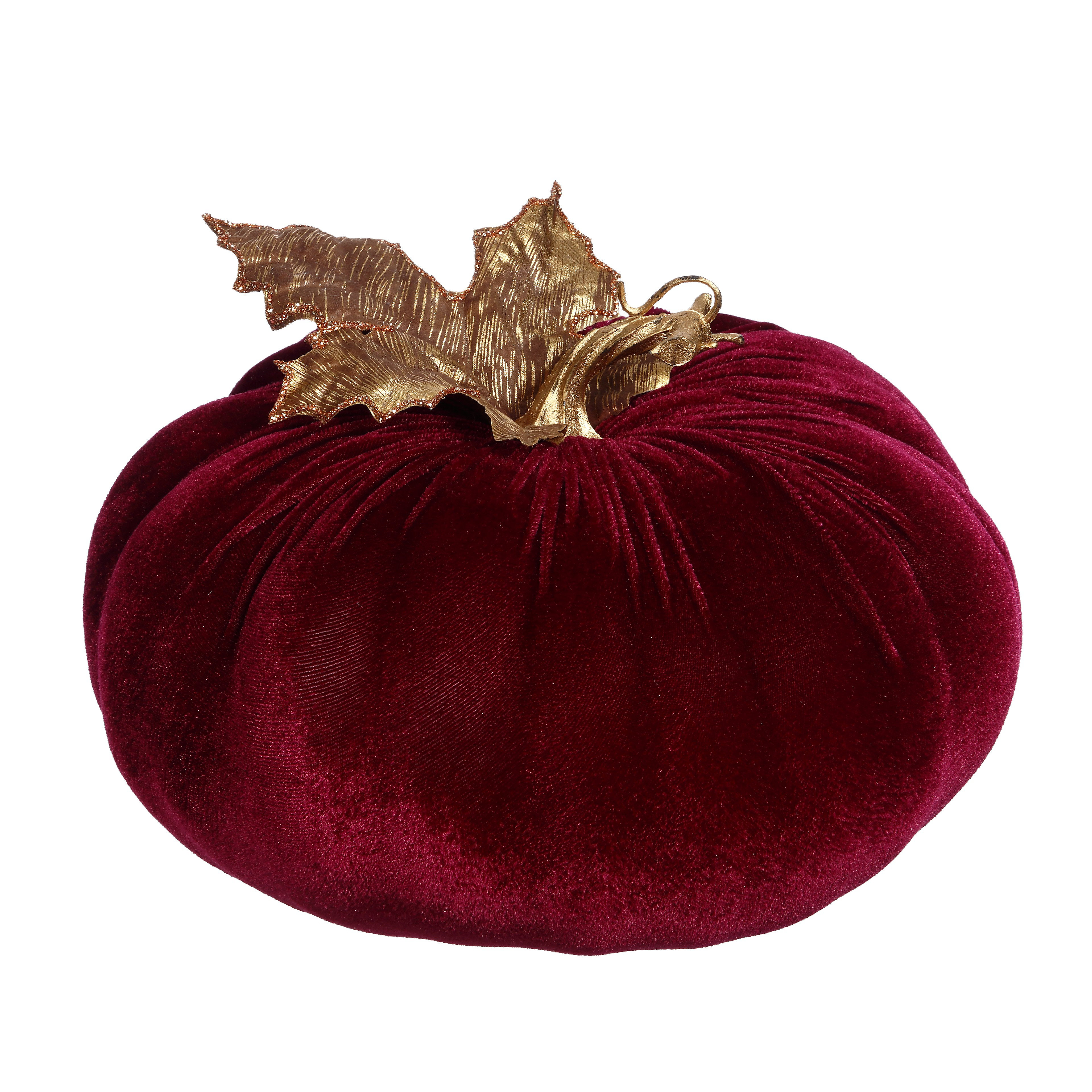 Mark Roberts Velvet Pumpkin, Large - 10 X 6 Inches Set Of 2 | Wayfair