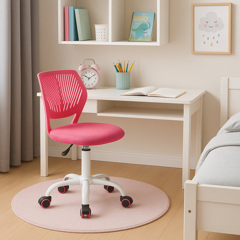 Modern Durable Gaming Chair, Pink