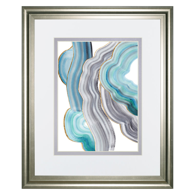 Art mural Cloudy Day II - 34 po x 40 po - cadre argenté
