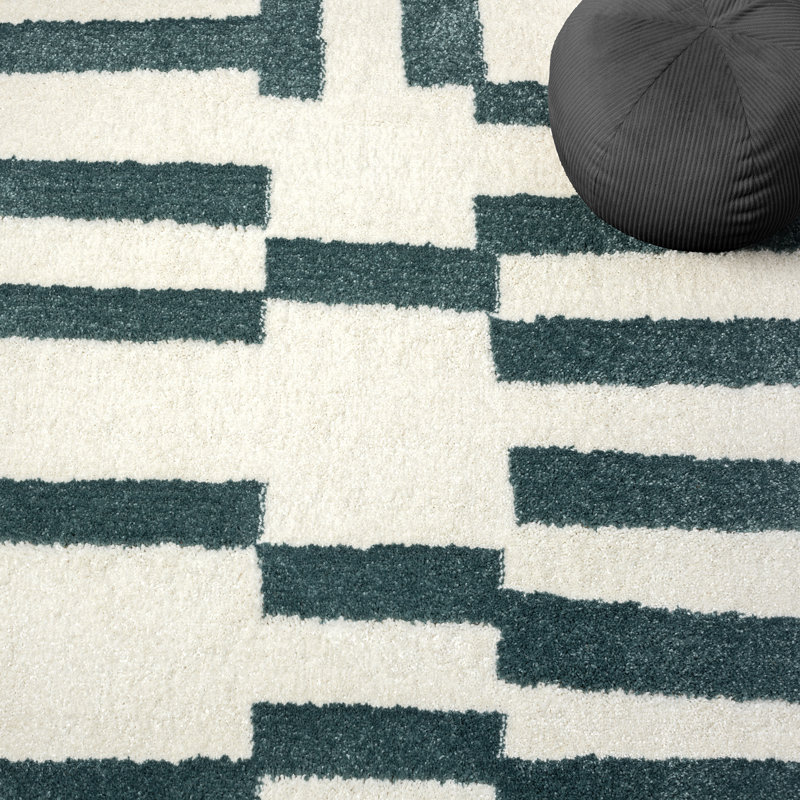 Tapis à motif de lignes modernes Abani Rugs Douglas DEC240A, Rectangle 4pi x 6 pi