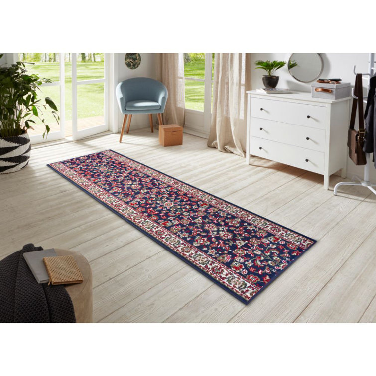 Flatweave Navy Rug