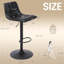 Tabouret de bar réglable, tabouret de bar pivotant à hauteur de comptoir-129783479