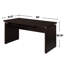 Bureau d'ordinateur avec tiroir à clavier au fini cappuccino (sans la chaise)