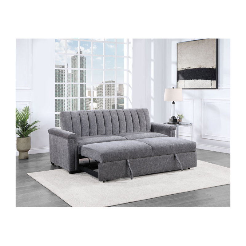 KONA DARK GREY PULL OUT SOFA