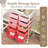 Nally 10 Drawer Storage Drawer with Locking Wheels-368105016