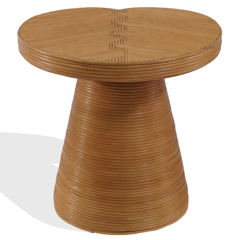 Vyvianna Rattan Accent Table