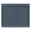 Rangement mural pour salle de bain - 35 po x 28 po avec miroir, intimité dissimulée, nombreux matériaux de l'armoire, construction, couleur bleue-290830552