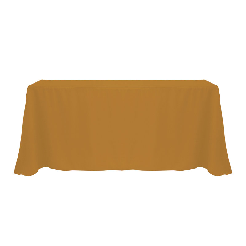 Solee Solid Color Tablecloth, 108" x 156", 1, Copper