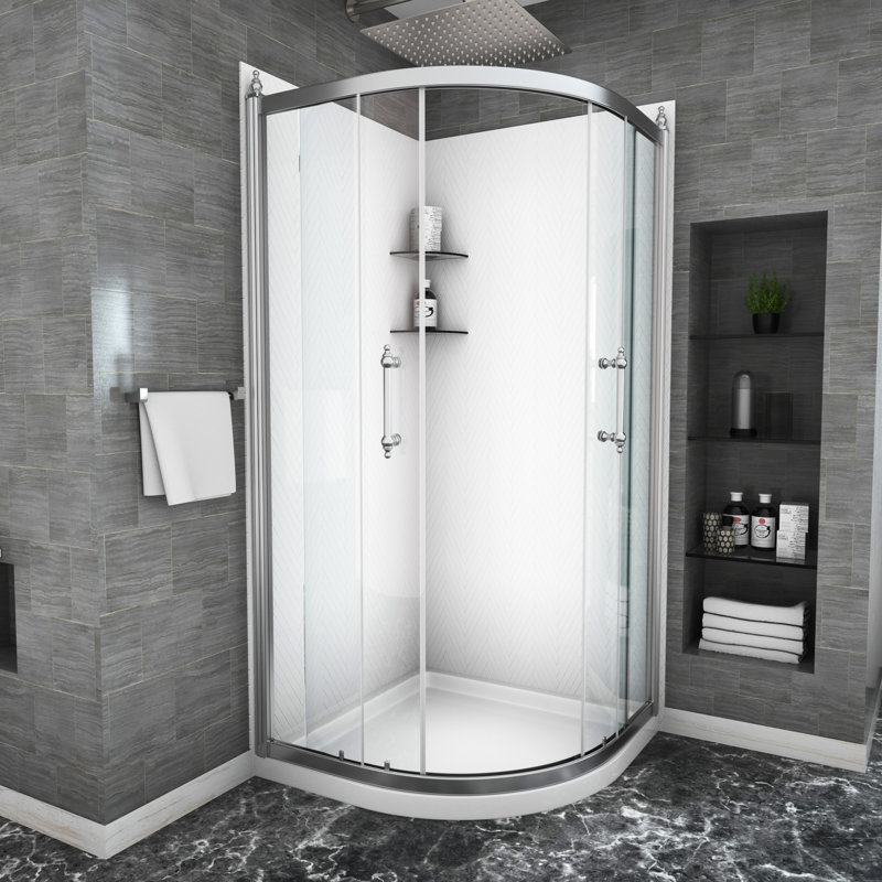 Porte de baignoire 36 po x 75 po - Cadre, empêche la douche de s'échapper de l'eau, favorise la progression de la salle de bain