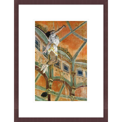 «Miss La la at the Cirque Fernando» par Edgar Degas, impression giclée encadrée