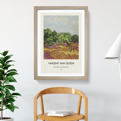 Olive Trees by Vincent Van Gogh - Picture Frame Painting