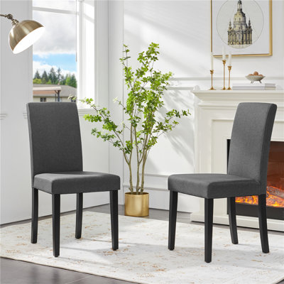 47.7cm H Fabric Upholstered Parsons Chair