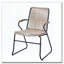 Fauteuil Moonstone avec structure en fer et finition mate durable