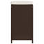  Ensemble de 4 tabourets de jardin Garden, brun, blanc crème-838405459