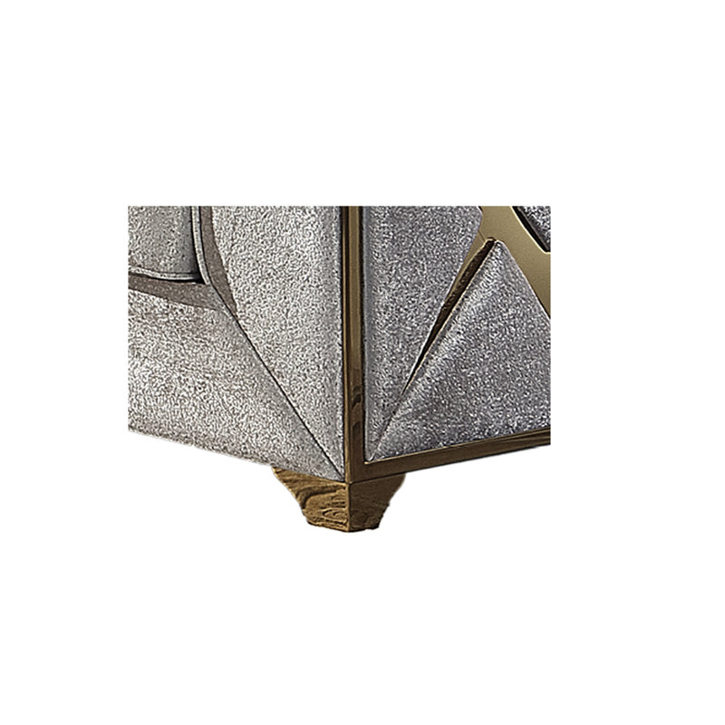 Salon crème 2 pièces - Fabrication en bois massif, attrayante touche dorée, sièges rembourrés en velours somptueux, sièges luxueux et élégants