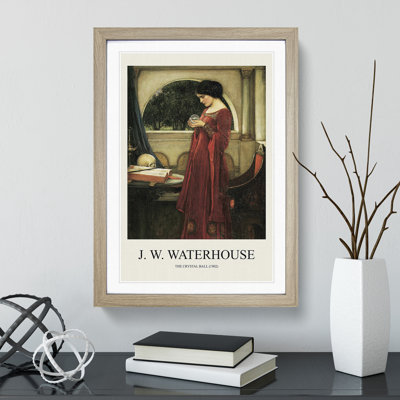 The Crystal Ball by John William Waterhouse - Framed Print