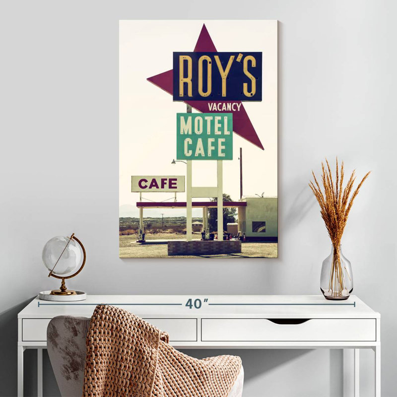 Café Tergel American West Roy's, H 30 po x l 20 po