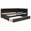 Lit double en forme de L-337390232