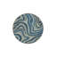 Base tissée à motif ondulé et tapis lavable-487398128