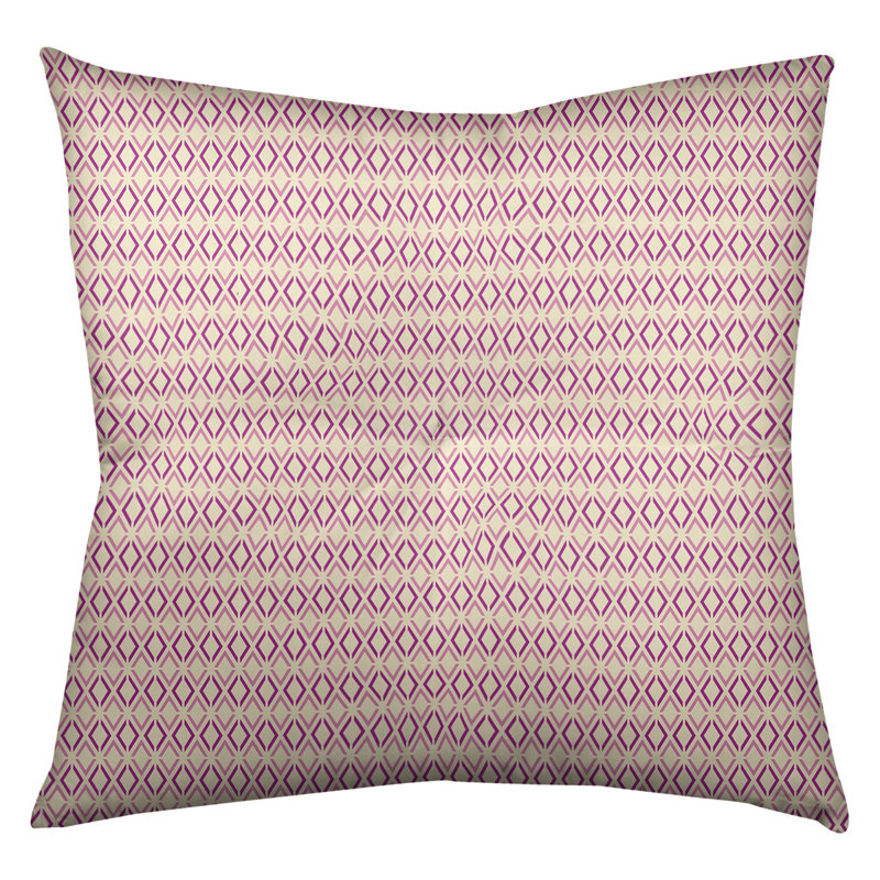 Coussin de sol Katelyn Elizabeth, 26 po x 26 po, Mauve