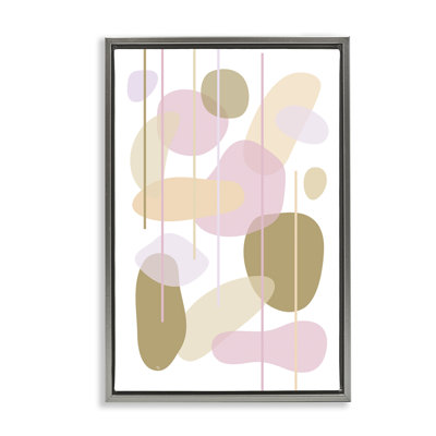 Toile à formes oblongues et opaques par Martina Pavlova