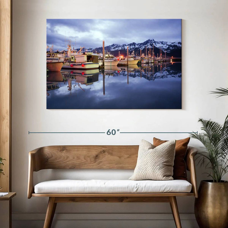 Mehar Alaskan Harbor Boat Dock, 32" H x 48" W