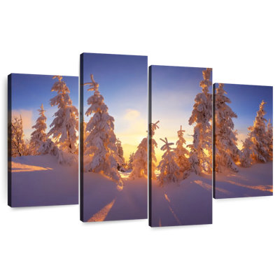 Alvord Winter Forest Sunset