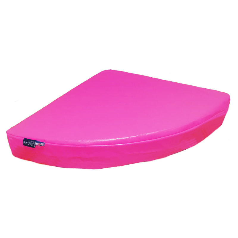 Beverly Orthopedic Pet Bed, Medium (128cm W x 128cm D x 10cm H), Pink