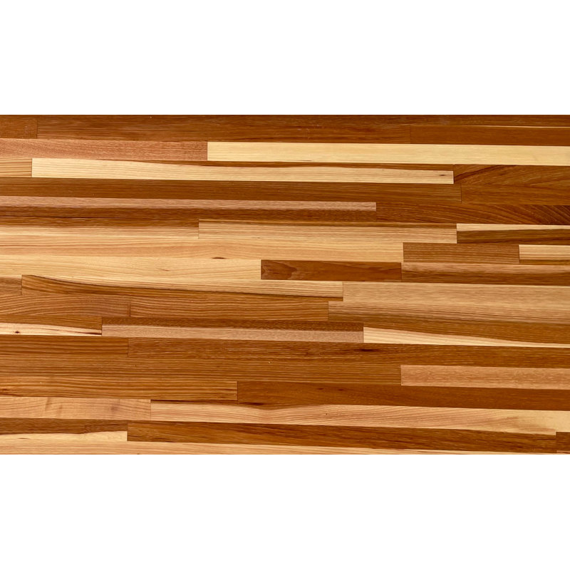 Dauna Solid Wood Accent Shelf, 1.5" x 8" x 48", Brown
