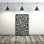 Panneau d'intimité en aluminium découpé au laser Infinity - art mural extérieur thermolaqué en métal, cloison de clôture décorative