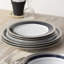 Ensemble de 4 assiettes Noritake Crestwood Cobalt Platinum, 10 1/2 po