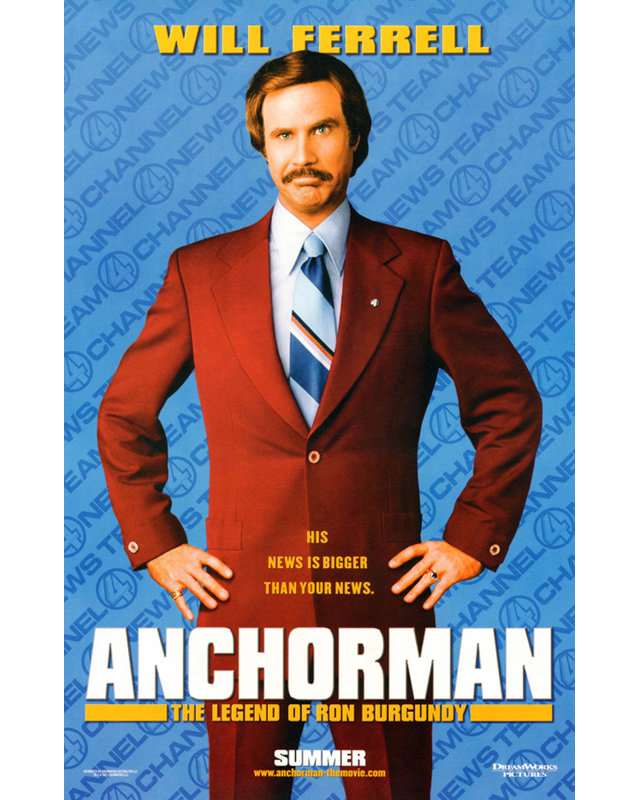 Anchorman LC002, H 18 po x l 12 po