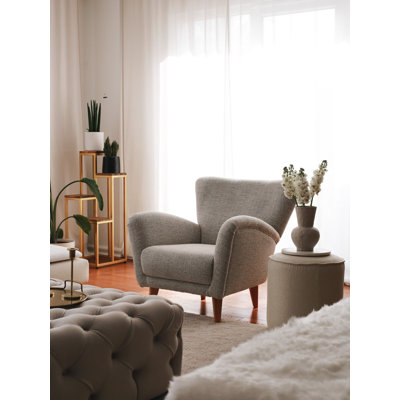 Bina Upholstered Wingback Chair