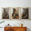FLORAL Series DCCXII - Impression encadrée sur mesure de qualité supérieure - 3 pièces-1820980369-1820980370