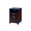 Bureau à domicile Red Cocoa avec panneau de modestie, classeur détaché et roulettes verrouillables