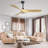 Kemp 52'' 3-Blade Standard Ceiling Fan with Remote Control-814519575