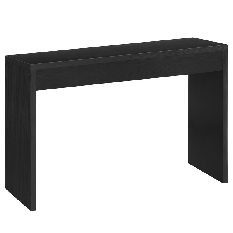 Nooriyah 47.2" Narrow Console Table  Hallway Foyer Table, Black