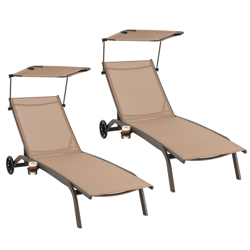 Chaise longue inclinable 65 po Lelouch