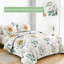 Ensemble de courtepointe 3 pièces à motif de fleurs en dégradé toutes saisons-122256858-122256859