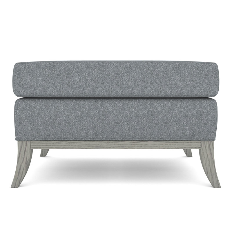 Fisher Ottoman, Ian Pewter, Dove Gray